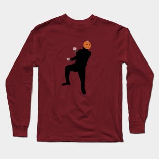 Dancing pumpkin man Long Sleeve T-Shirt